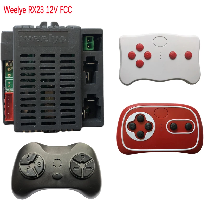 

Weelye RX23-A 12V CE FCC Rid on Baby Electric Toys Car 2.4G Remote Control Receiver with Smooth Start Function Controller