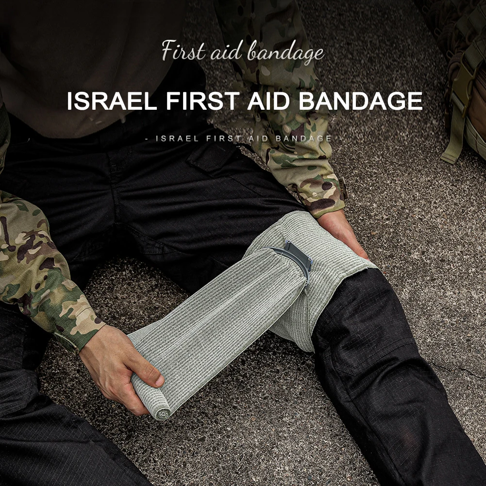 

Madicare Israeli Bandage Outdoor Elastic Tourniquet Quick Trauma Dressing First Aid Medical Compression Survival Emergency Belt