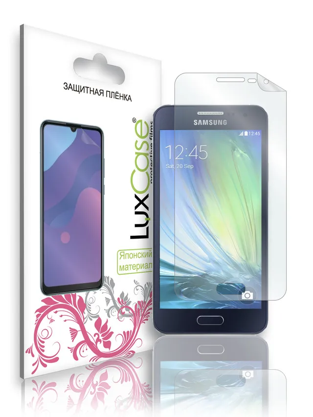 Защитная пленка LuxCase для Samsung Galaxy A3 / Суперпрозрачная 130x65 мм SM-A300F | Мобильные