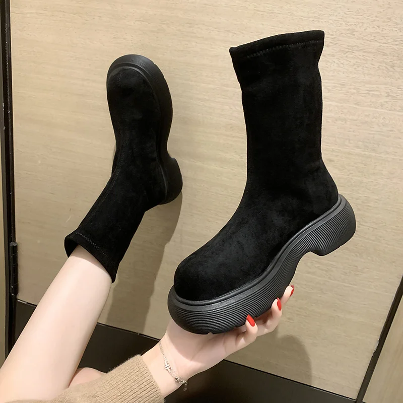 

Зимняя женская обувь, зимние ботинки, Плюшевые Теплые Модные непромокаемые зимние ботинки, уличные женские ботильоны