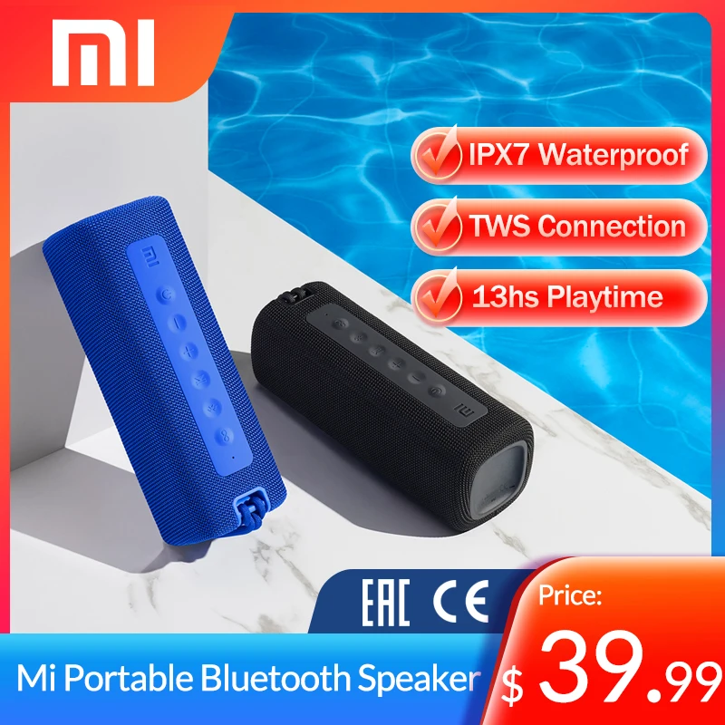 Портативный Bluetooth-динамик Xiaomi Mi 16 Вт TWS-подключение высокое качество звука