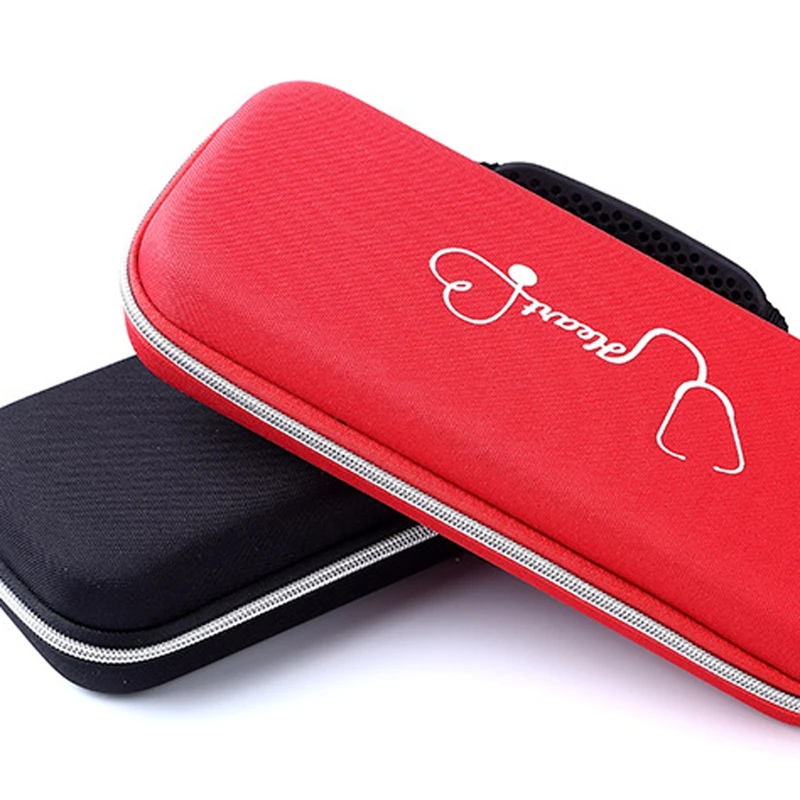 

Practical Portable Zipper Classic Lightweight Dual Head Stethoscope Storage Case Bag Shockproof Waterproof Convenience