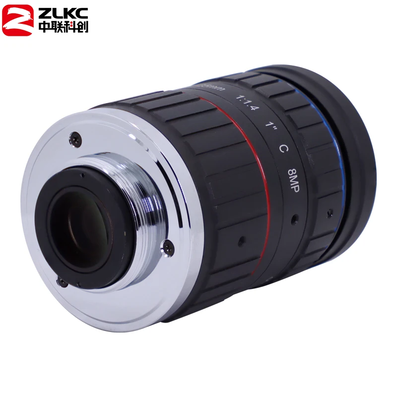 8.0Mega Pixel C Mount 25mm 1" ITS IR Correction fixed focal length lenses Industrial camera manual Iris CCTV Lens | Безопасность и