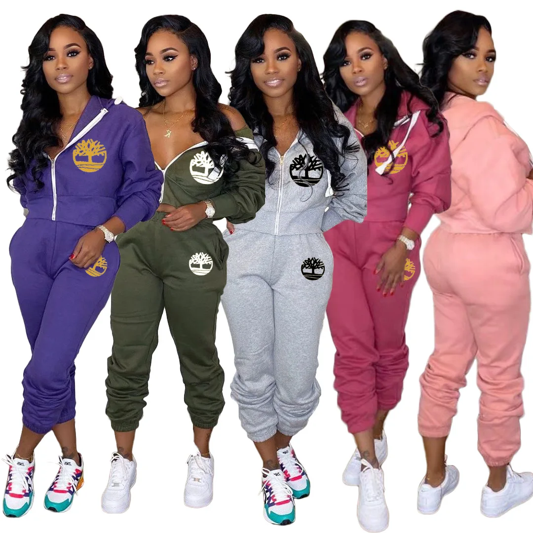 Plus Size 2 TWO PIECE SET Women Clothing Joggers Top+ Pants Tracksuit Track Suits Embroidered Sweatsuits Jogging Femme Outfits