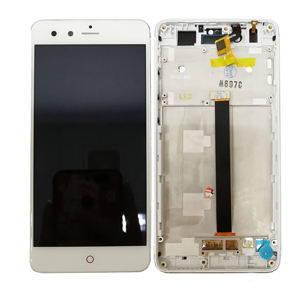 5," ЖК-дисплей с рамкой для zte Nubia Z11 mini NX529J полный Дисплей сенсорный датчик дигитайзер сборка Nubia Z11mini дисплей