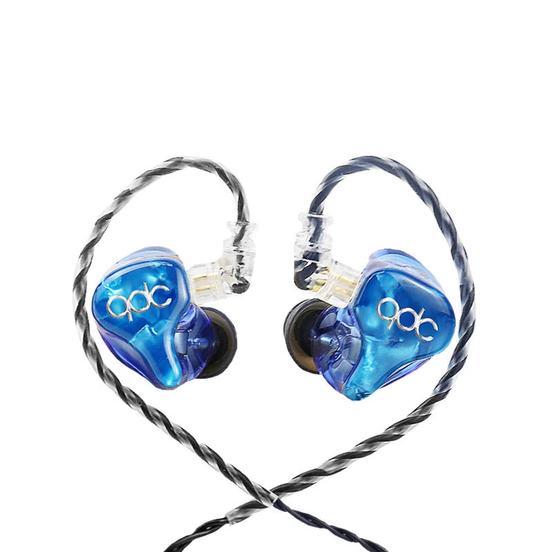 Neptune QDC Neptune полночастотные динамические наушники-вкладыши HIFI с шумоподавлением мониторные наушники с кабелем для передачи данных - Цвет: Neptune