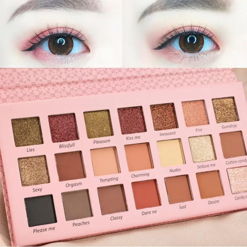 Палитра теней Yeshadow TSLM2 24 цвета блестящие матовые флуоресцентные пигменты земли