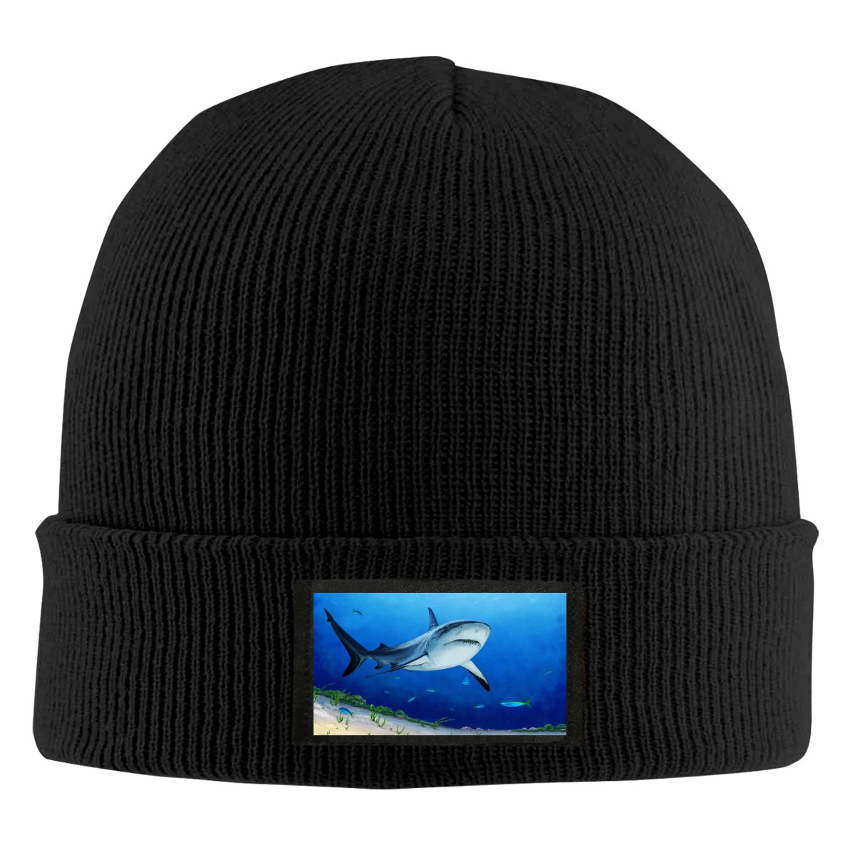 

Shark Men Ladies' winter Grandma hat Fashion wool caps frost caps