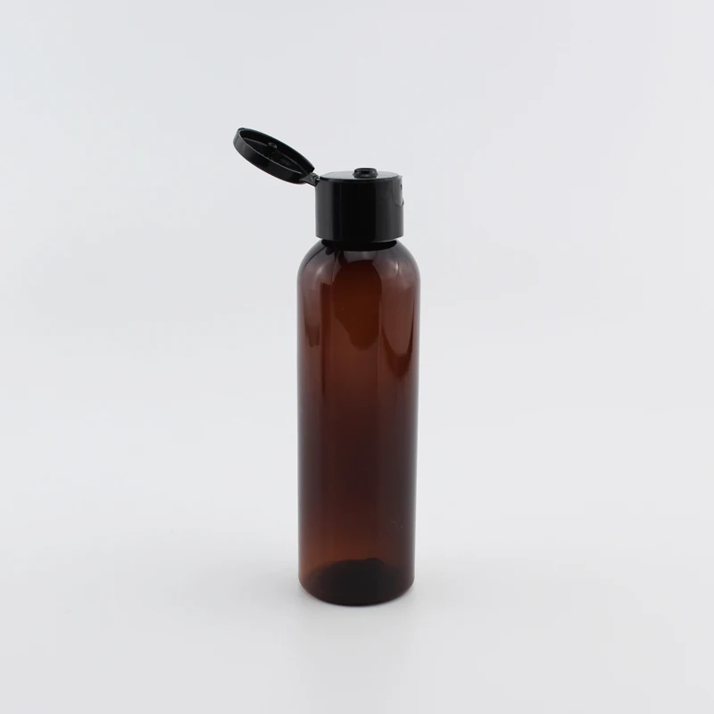 Brown Bottle Black 120 мл X 40 черный медицинский контейнер пластиковая бутылка с откидной верхней крышкой пустые бутылки для жидкого мыла флакон для шампуня и лосьона 4 унции - Цвет: Brown Bottle Black
