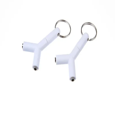 Y образный 3 5 мм двойной адаптер для наушников компьютерная гарнитура пара аудио