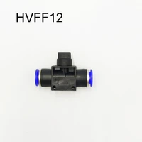 10pcs pneumatic fitting hvff 12mm pipe connector tube air quick fittings water push in hose couping