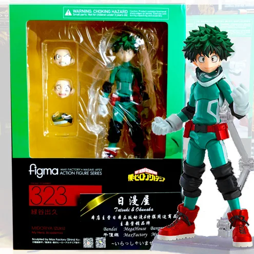 Японские фигурки из мультфильма My Hero Academia Figma катсуки шото мидории изюку боевая