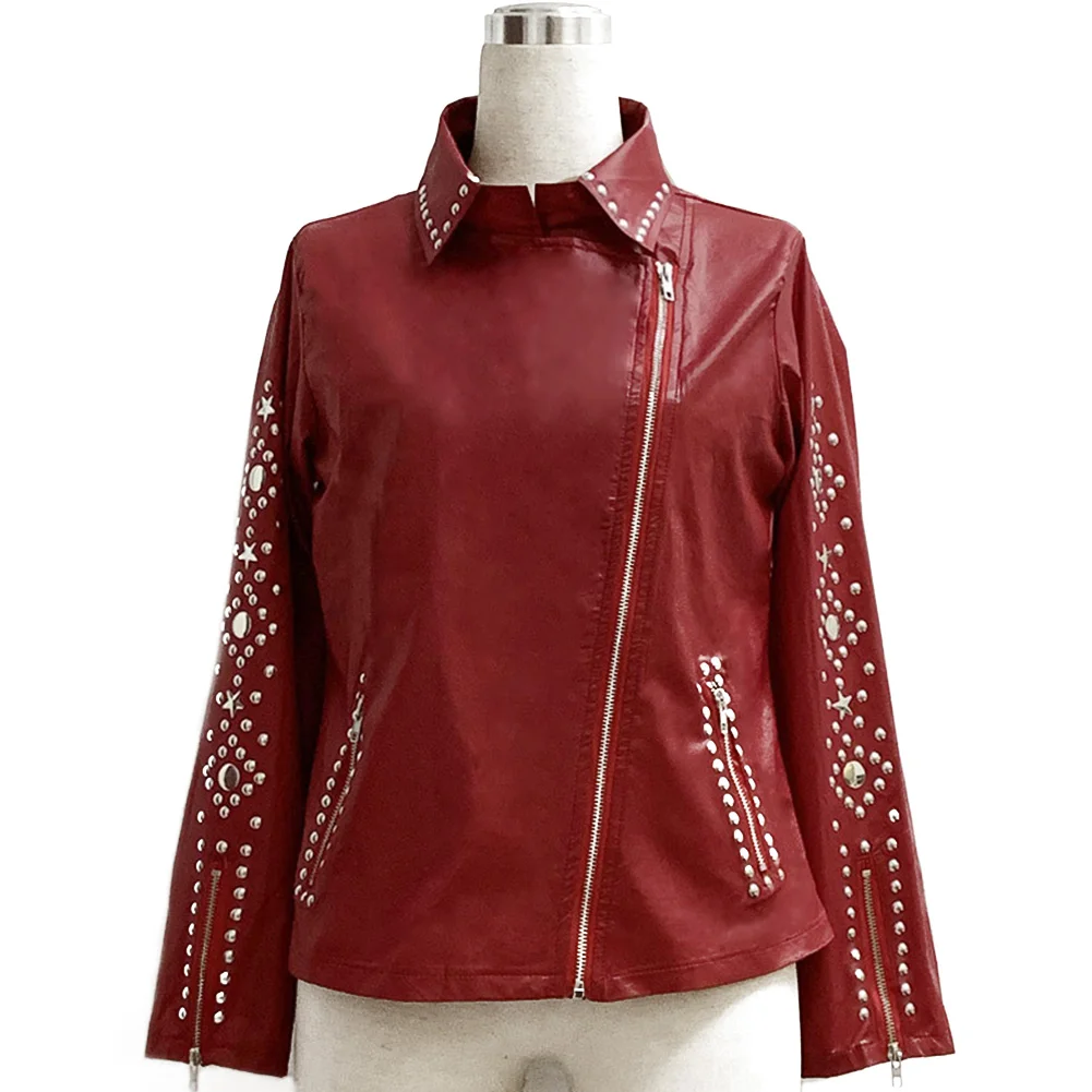 

Women Jacket Long Sleeve Daily Shopping Casual Travel Rhinestone Decor Lapel Neck Zipper Party Short Slim Fit Autumn Winter