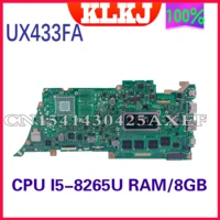 dinzi ux433fa motherboard for asus zenbook ux433f ux433fn u4300f ux433fa laotop mainboard i5 8265u 8gbram 100 100 fully test