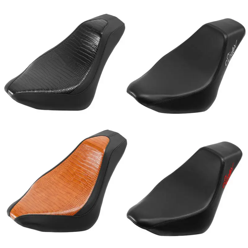 

Motorcycle Front Driver Solo Seat Fit For Harley Softail Deluxe FLSL FLHC FLHCS 18-20