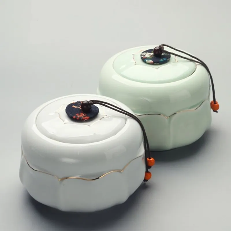 Ретро Fambe Керамика Чай герметичный ящик для хранения бутылки 14*12 см банка конфет