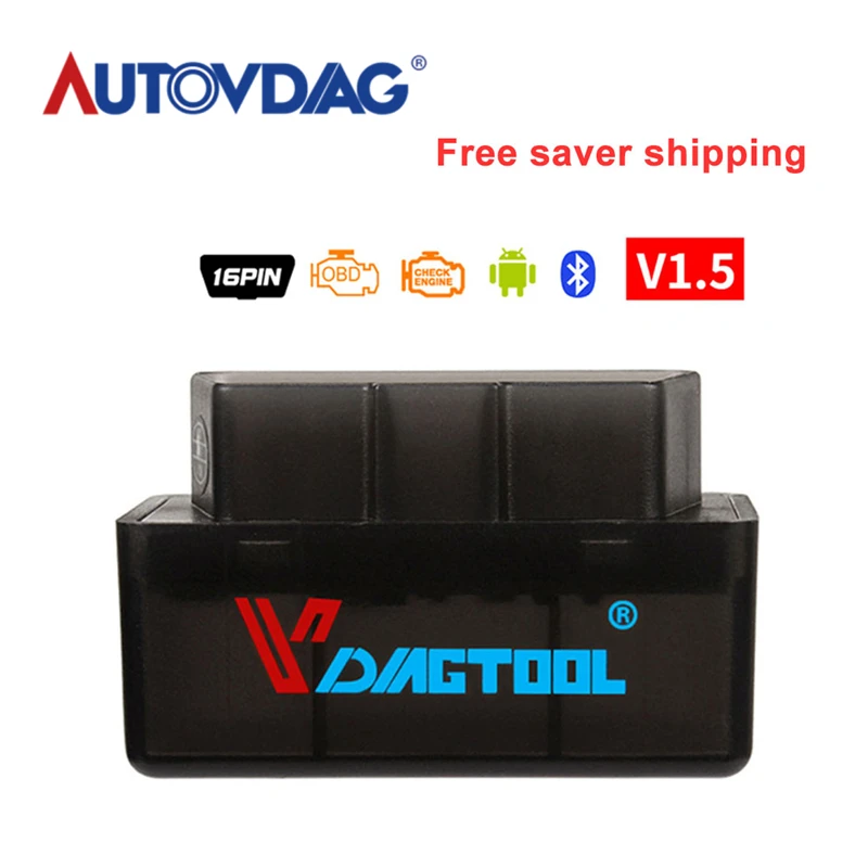 Супер Мини obd2 ELM327 v1.5 OBD 2 OBDII ELM 327 V1.5 Автомобильный сканер для считывания кода автомобильный диагностический инструмент для Android/IOS/Symbian