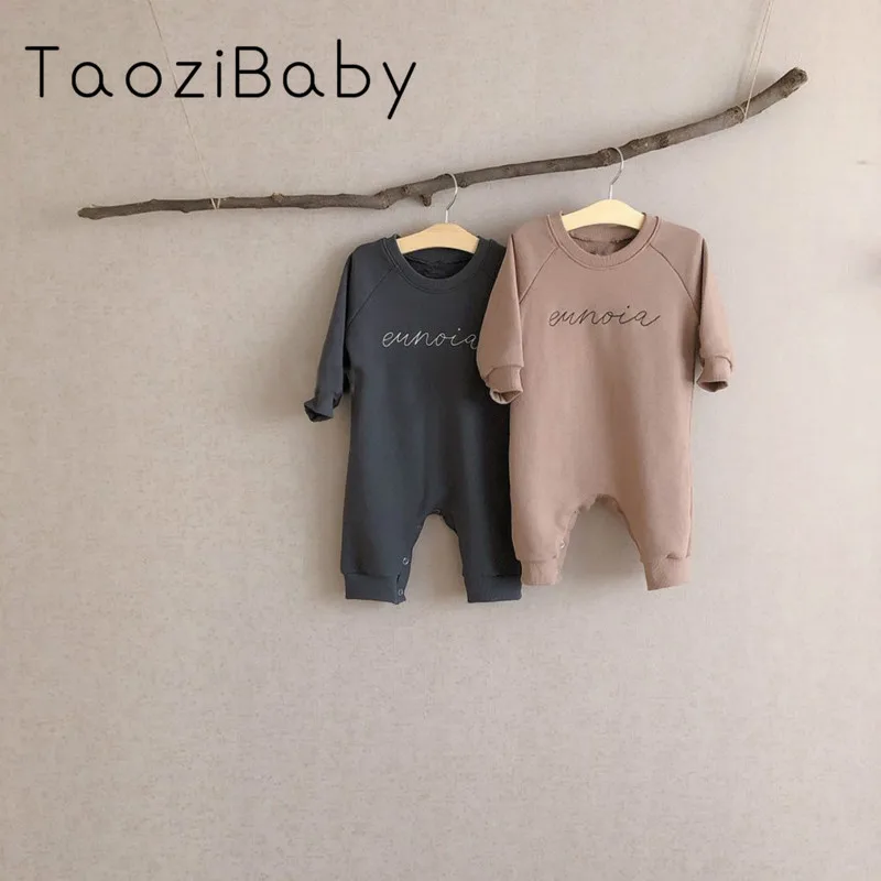 Детский комбинезон 2021 зимняя детская одежда новый простой флисовый для