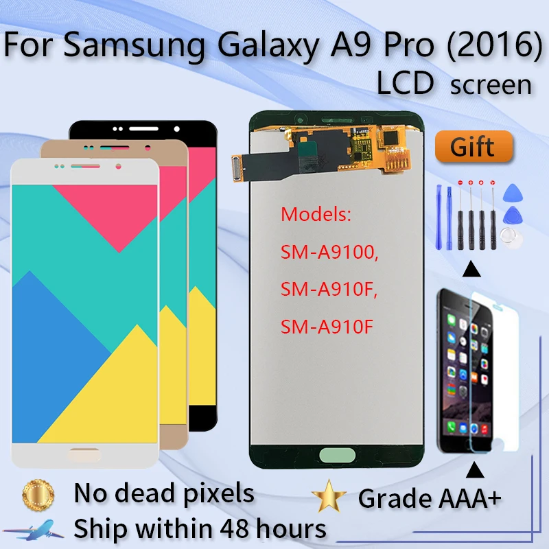 

ЖК-дисплей с сенсорным экраном и дигитайзером в сборе для Samsung Galaxy A9 Pro 2016 A910 A9100 A910F