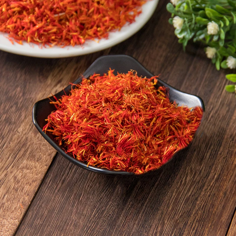 

Safflower Premium Genuine Chinese Medicinal Material Dried Safflower Bubble Tea Bubble Foot Bath Bath Grass Safflower