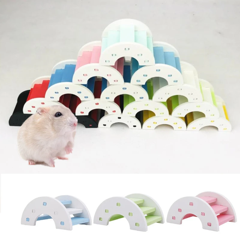 Игрушка для хомяка деревянная мостика Искусственный деревянный мостик