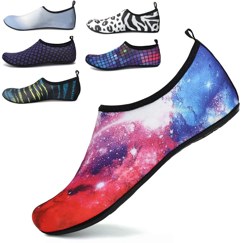 

Cross border men's and women's snorkeling shoes with beach socks and swimming shoes