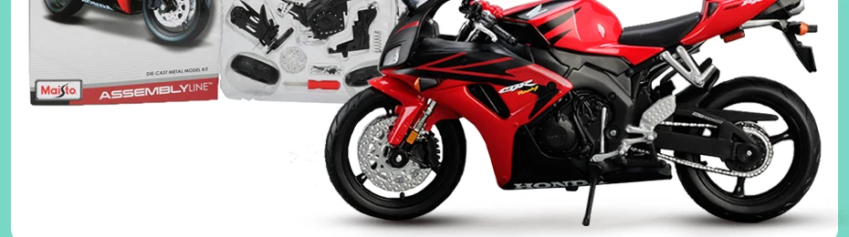 Maisto, модель мотоцикла из 1:12 сплава, игрушка, DIY Модель, строительные наборы, CBR600RR, YZF-R1, монстр 696, модели двигателя, игрушки для детей