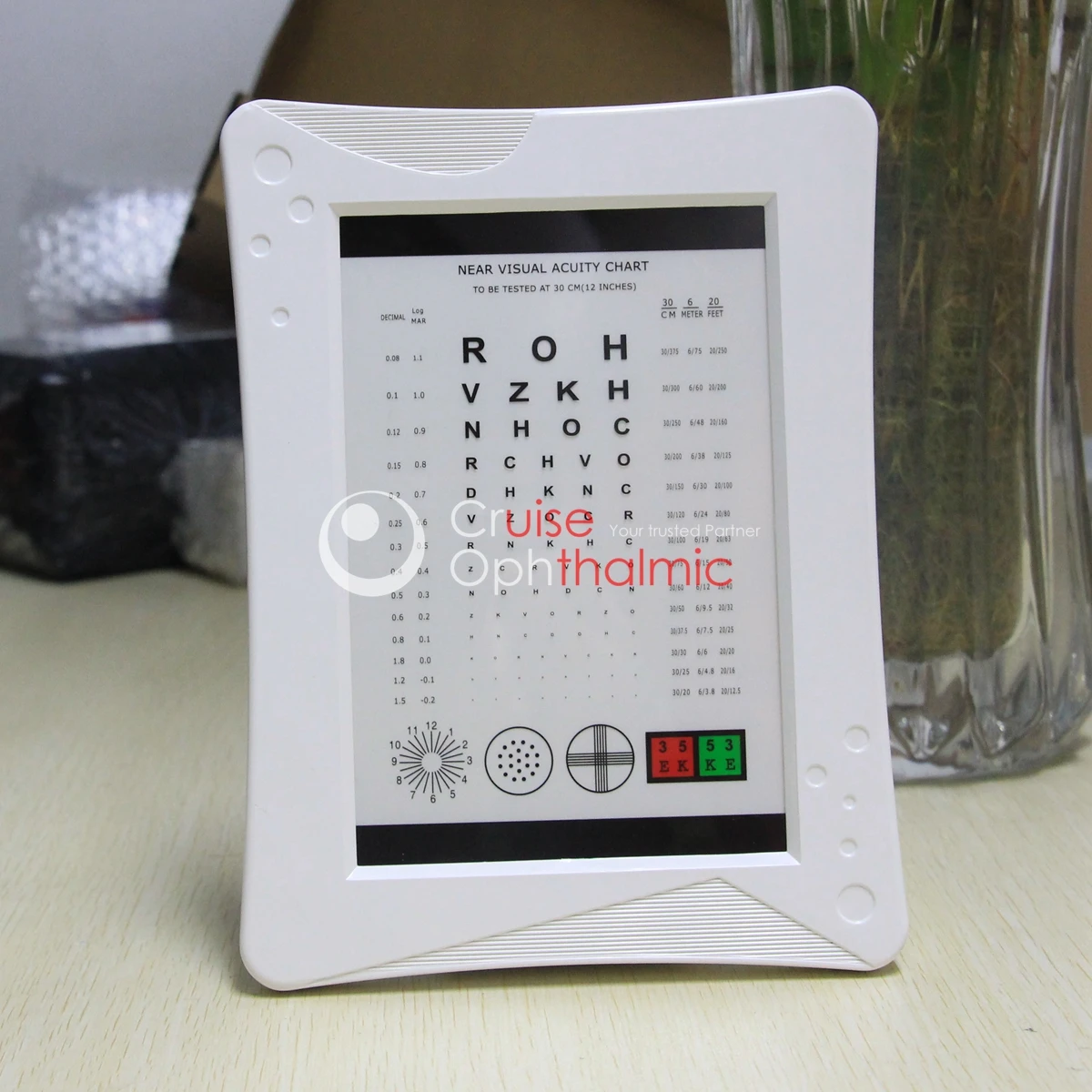 Gráficos de Troca ac dc 30cm para Teste de Visão Próximo Nv110 Suporte e Letras Gráfico para Perto da Visão Adaptador ac Envio da Polônia Instrumentos de medição de nível