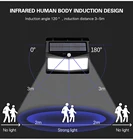 Уличная лампа на солнечной батарее с датчиком движения, 212 светодиодов