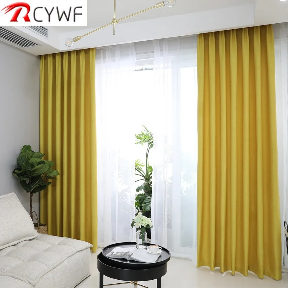 Искусственные льняные занавески для спальни Rideaux окна Заказные клетчатые