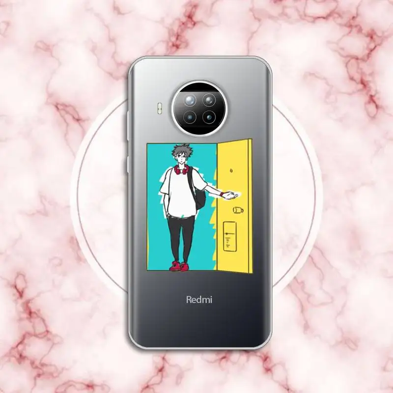 

Jujutsu Kaisen Anime comics Phone Case Transparent for Xiaomi Redmi note 10 t 8 9 pro lite 11