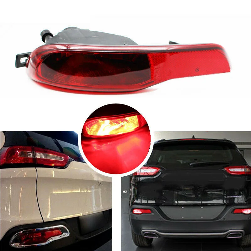 Левый задний бампер светильник отражатель лампа для JEEP Cherokee 2014 2015 2016 2017 2018 |