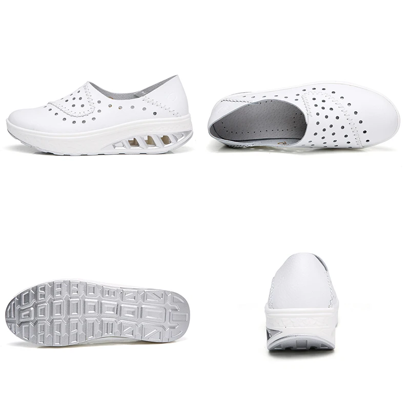 Женские кроссовки на платформе 4 см визуально увеличивающие рост из натуральной