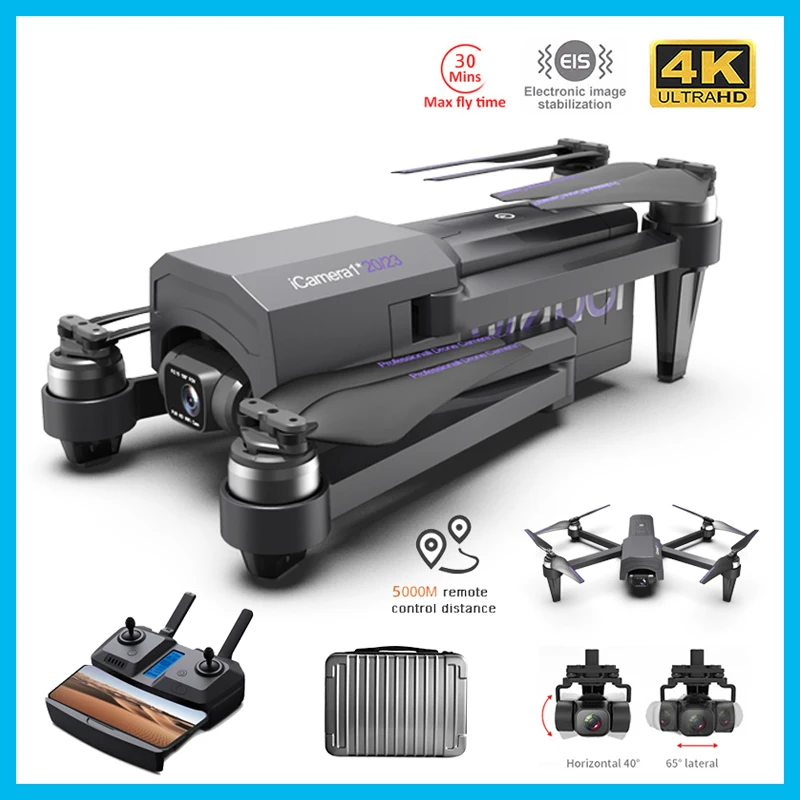 

Новинка 2021, GPS-Дрон GOD 4K, HD-камера, gps, телефон, Wi-Fi, стабилизатор, 2-осевой карданный Дрон, бесщеточный двигатель, Радиоуправляемый квадрокоптер...