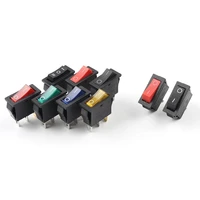 5pcs kcd3 rocker switch on off 23 pin electrical equipment with light power switch 10a 250v ac 15a 125v ac for home industry