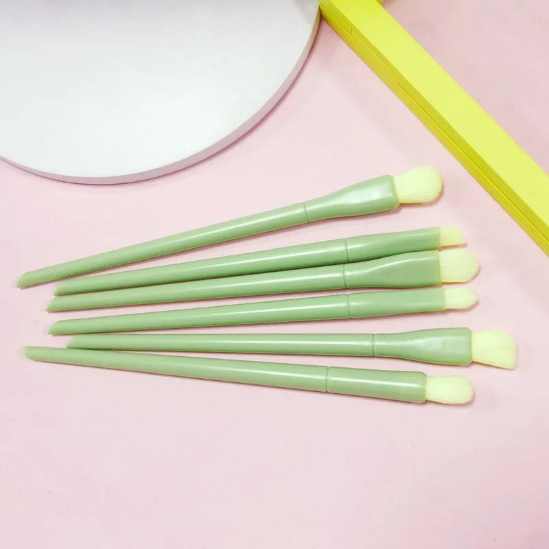 

6pcs Makeup Brushes Set Eye Shadow Brush Bullet Concealer Brush Eyebrow Brush Eyeshadow Makeup Tools