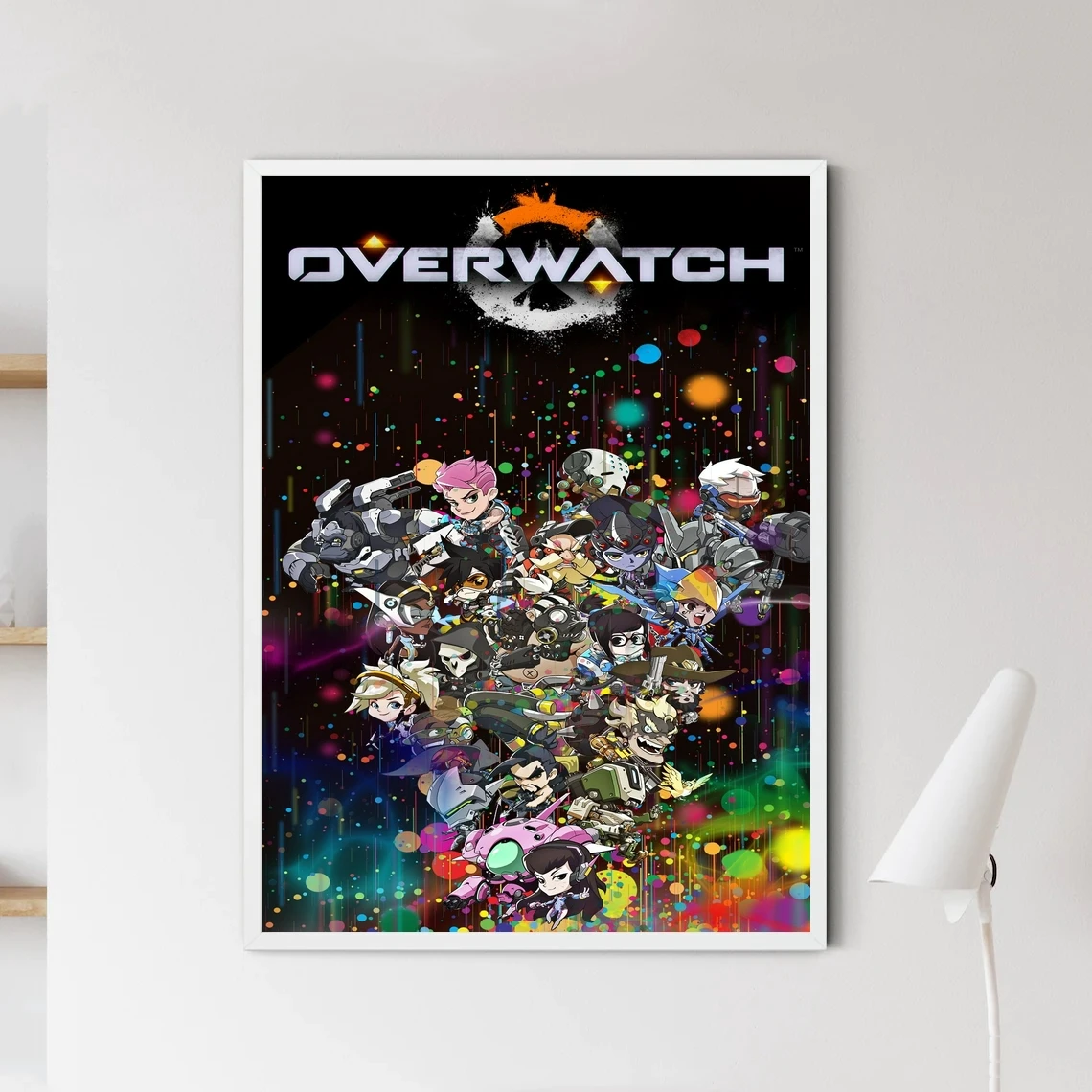 Игровой постер Overwatch альтернативная печать на холсте художественная домашняя