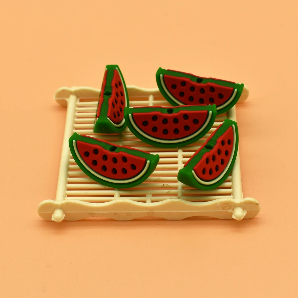 Cuentas de silicona de 5 piezas para morder, cuentas de Cactus para beb&eacute;, para fabricaci&oacute;n de joyas, cuentas de dentici&oacute;n, soporte de chupete DIY, accesorios de Juguetes-4