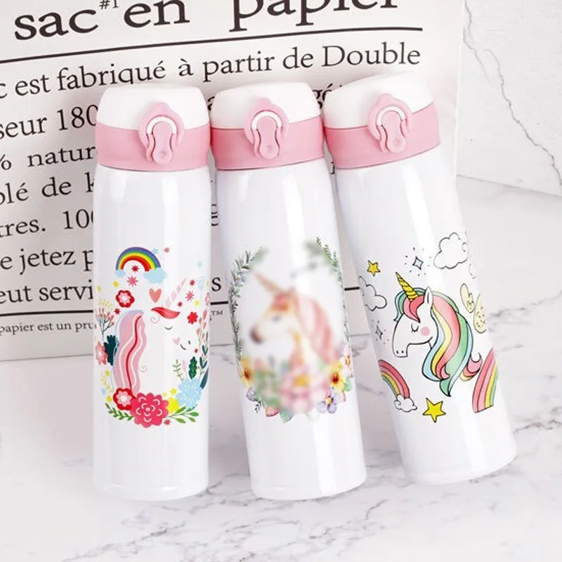 Фламинго фляги 500 мл термос чашка с двойной стенкой вакуумная нержавеющая сталь