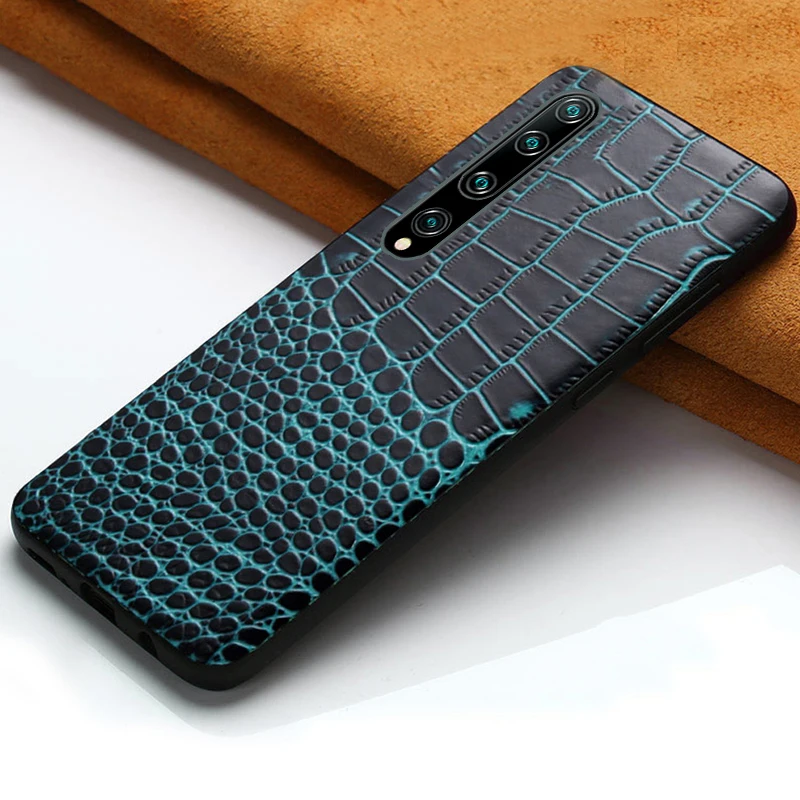 Чехол из натуральной кожи для xiaomi mi 10 pro 9 mi8 Max3 Mix3 Redmi Note 8 Pro note 7 360 противоударный |
