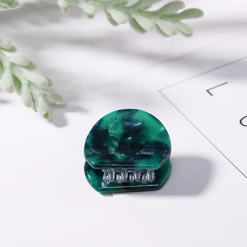 Новые милые разноцветные полукруглые заколки для волос для девушек, женские модные заколки для волос, аксессуары для волос