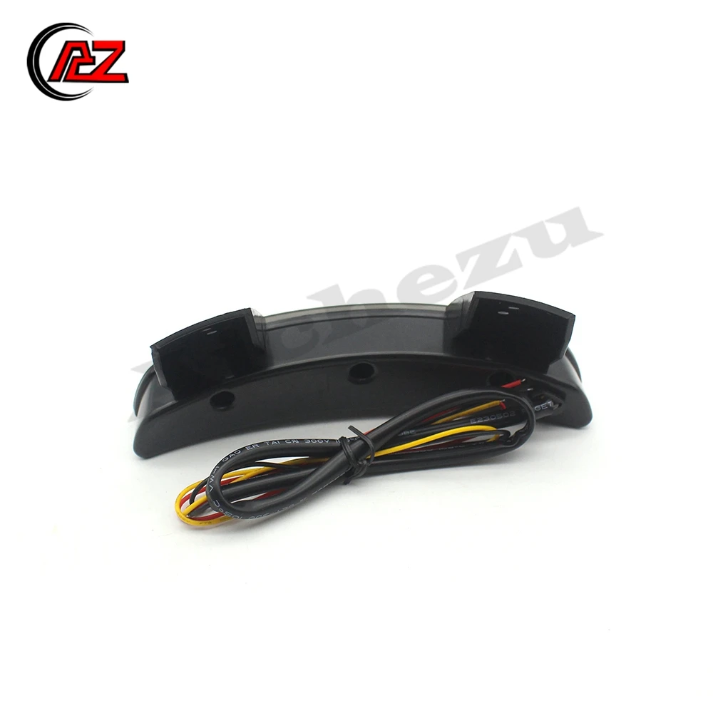 

Motorcycle Lights for Harley Touring Sportster XL 883 1200 Cafe Racer Rear Fender Edge Red LED Brake Tail light