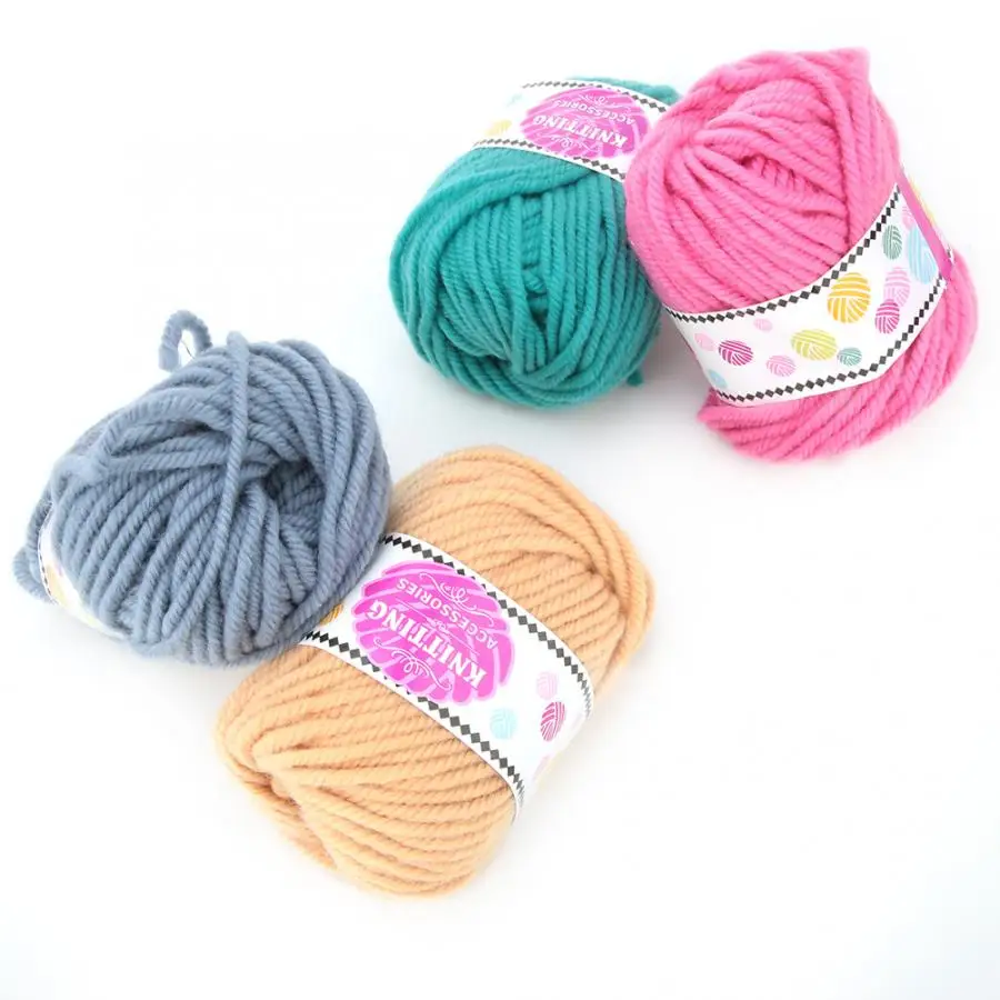Пряжа &quotсделай сам&quot шерсть вязание крючком грубая акриловая пряжа для вязания