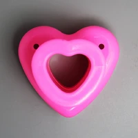 10pcslotfree shipping plastic heart shape fondant cutter stamp for doughnut and cake decoration