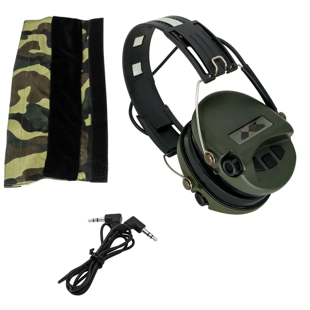 Тактический Airsoft гарнитура SORDIN IPSC военный Охота Шум шумоподавления съемки кабель