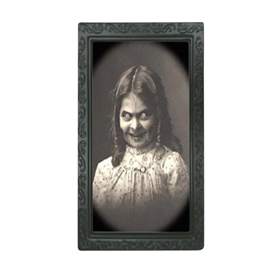 Линзовидная линейка Ghost Frame вечерние 3D Spooky фото Жуткий Хэллоуин ужас картина