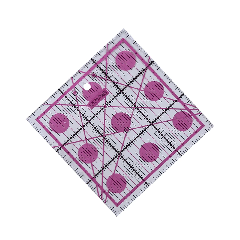 Прозрачная линейка 15*15 см для квилтинга шитья лоскутного домашнее искусство