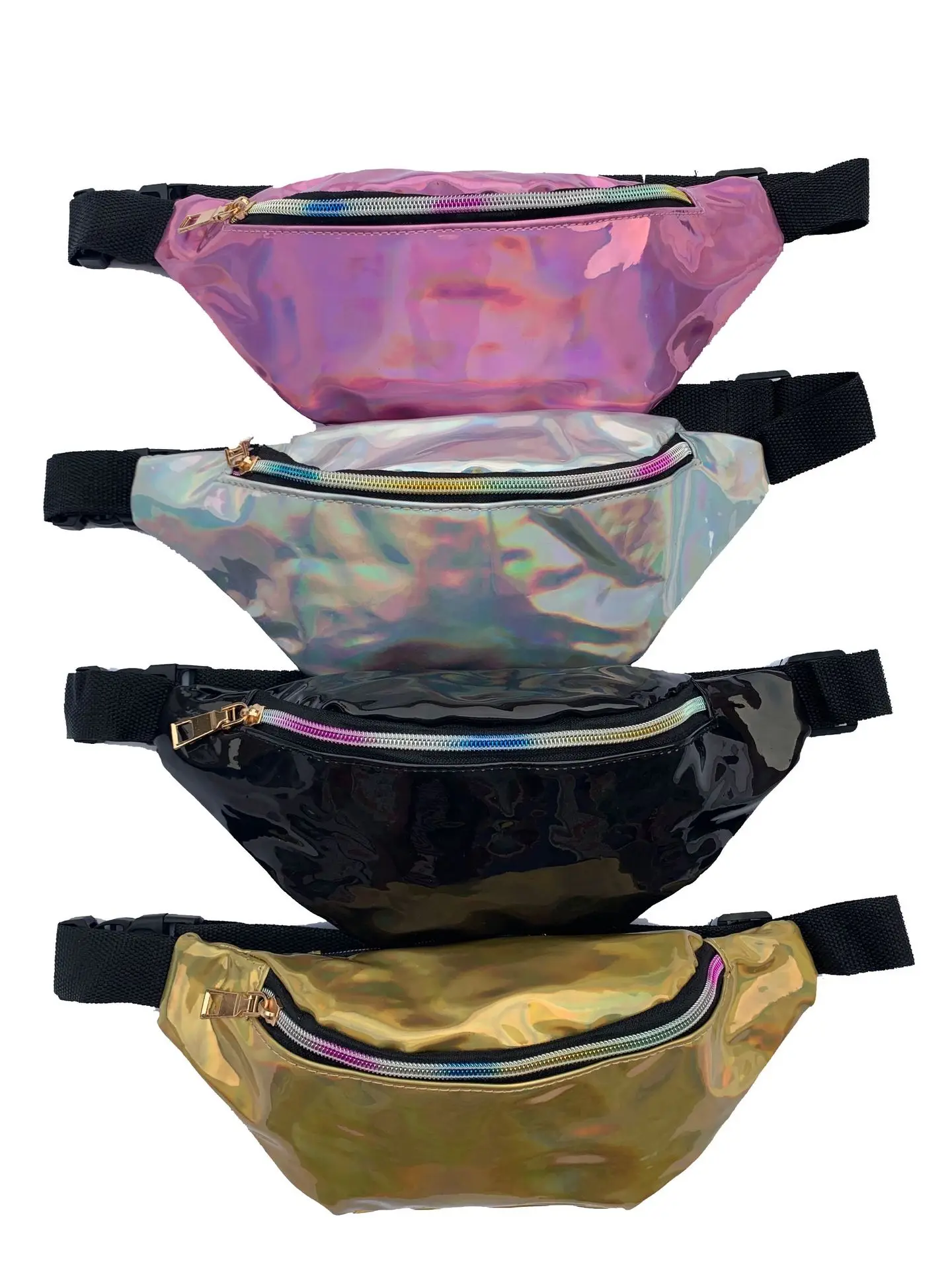 Лазерный пятью цветными пайетками женская сумка для бега корейский стиль