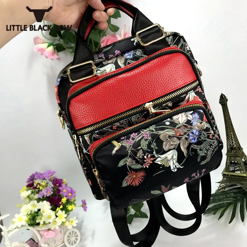 Женская сумка через плечо с винтажным принтом в фольклорном стиле дорожная