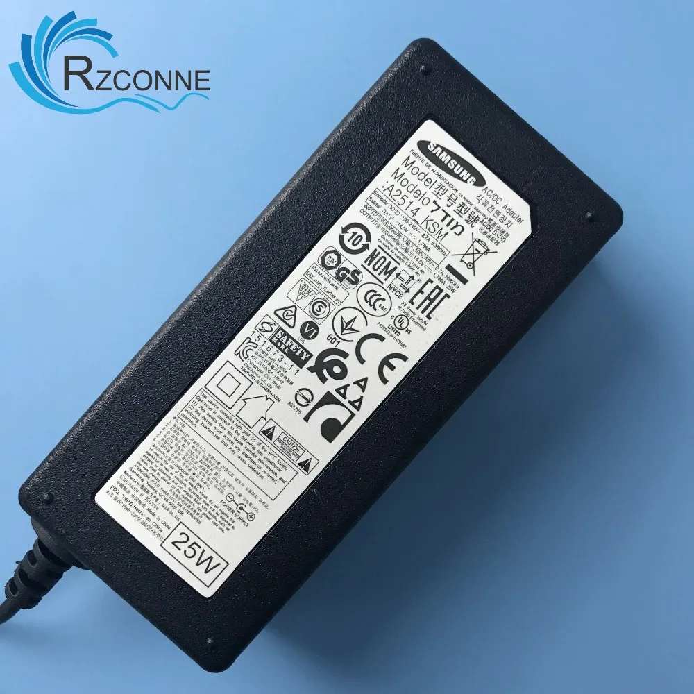 AC адаптер питания зарядное устройство для Samsung A2514_DPN 14V 1.79A 25W S22E390H A2514_FPN